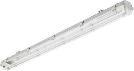 Philips Lighting Ledinaire WT050C 2xTLED L1500 LED-es lámpa nedves helyiségbe LED T8 Szürke, Fehér