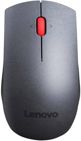 Lenovo Professional WLAN egér Rádiójel vezérlésű Lézer Szürke, Piros 5 Gombok 1600 dpi