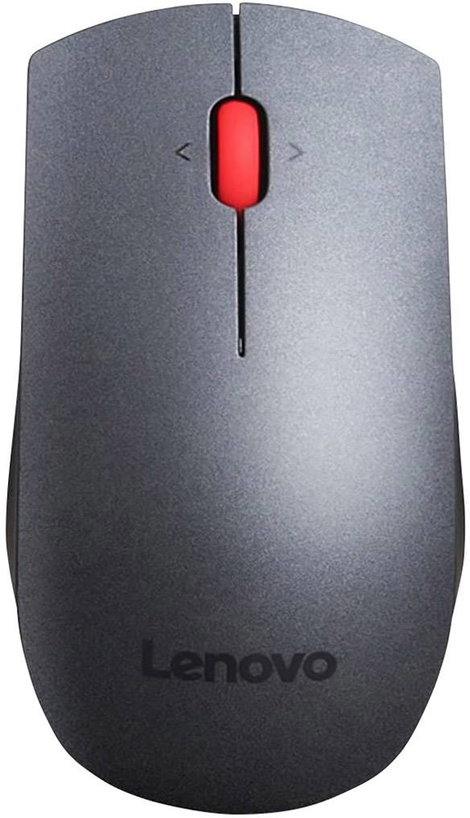Lenovo Professional WLAN egér Rádiójel vezérlésű Lézer Szürke, Piros 5 Gombok 1600 dpi