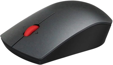 Lenovo Professional WLAN egér Rádiójel vezérlésű Lézer Szürke, Piros 5 Gombok 1600 dpi 4. kép