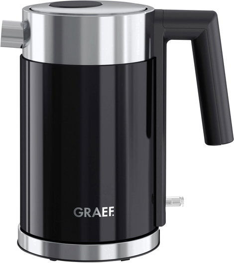 Graef WK402EU Vízforraló Zsinór nélküli Nemesacél, Fekete