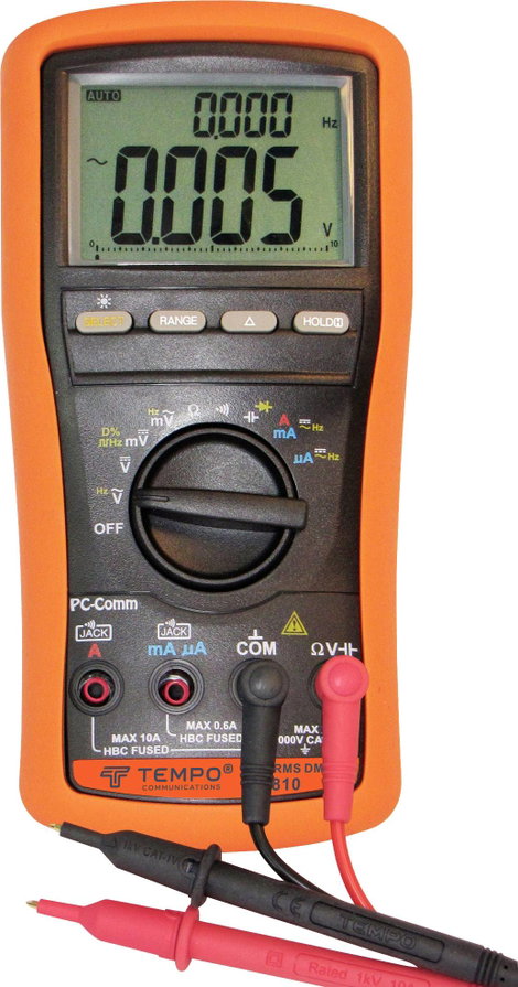 Tempo Communications MM810 Kézi multiméter digitális CAT IV 1000 V Kijelző (digitek): 9999 2. kép