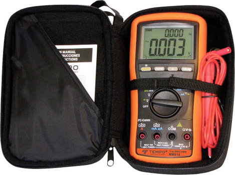 Tempo Communications MM810 Kézi multiméter digitális CAT IV 1000 V Kijelző (digitek): 9999 3. kép