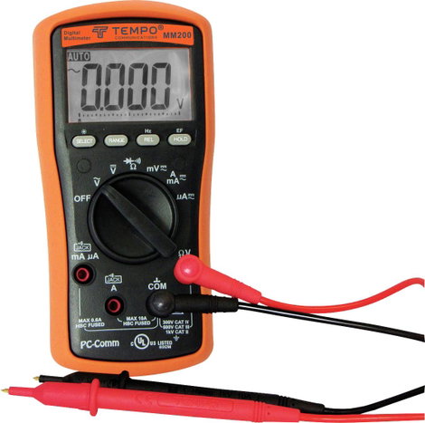 Tempo Communications MM200 Kézi multiméter digitális CAT IV 300 V Kijelző (digitek): 6000 3. kép
