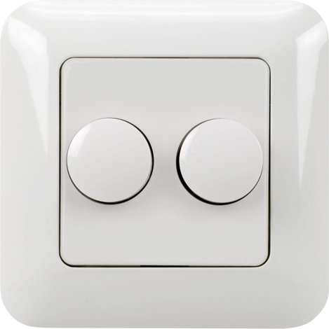 Ehmann 4260c0701 Beépíthető dimmer Alkalmas fényforrásokhoz: LED-es izzó, Izzó, Halogén izzó Fehér 3. kép