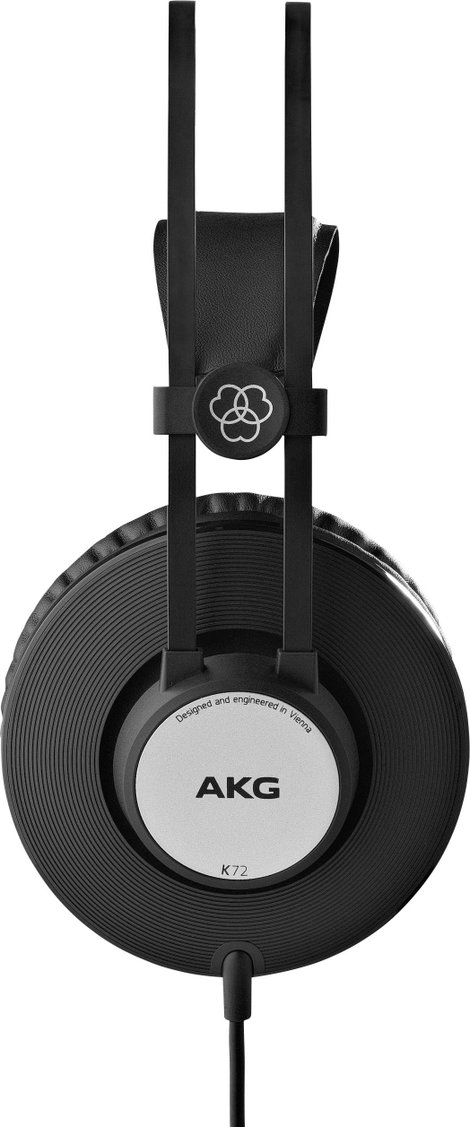 AKG Harman K72 Stúdió Over Ear fejhallgató Vezetékes Fekete, Ezüst 3. kép