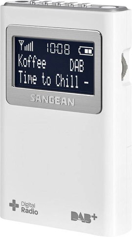 Sangean DPR-39 Táskarádió DAB+, URH Fehér