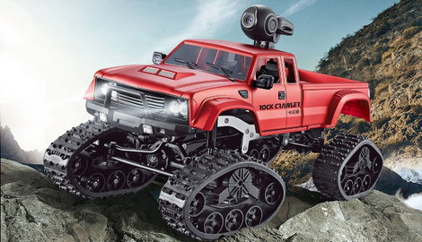 Amewi Pickup Truck FPV Brushed 1:16 RC modellautó Elektro Crawler 4WD RtR 2,4 GHz 3. kép