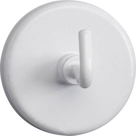 Maul Mágnes (Ø x Ma) 36 mm x 36 mm Kerek, Kampóval Fehér 5 db 6158002