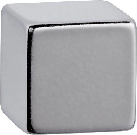 Maul Neodym mágnes neu (Sz x Ma x Mé) 15 x 15 x 15 mm Kocka Ezüst 1 db 6169396