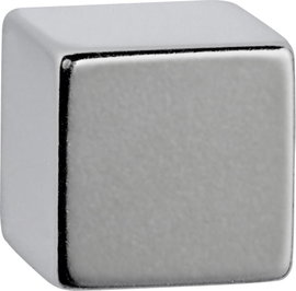 Maul Neodym mágnes neu (Sz x Ma x Mé) 20 x 20 x 20 mm Kocka Ezüst 1 db 6169496