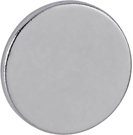 Maul Neodym mágnes (Ø x Ma) 10 mm x 1 mm Korong Ezüst 10 db 6166196