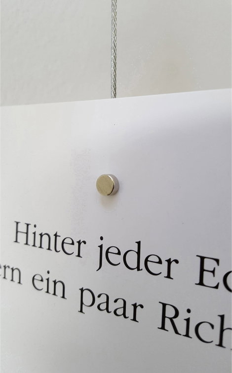 Maul Neodym mágnes (Ø x Ma) 10 mm x 3 mm Korong Ezüst 10 db 6166396 3. kép