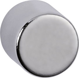 Maul Neodym mágnes (Ø x Ma) 10 mm x 10 mm Henger Ezüst 4 db 6166896