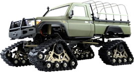 Amewi AMXRock RCX10PTS Scale Crawler Pick-Up mattgrün 1:10, RTR 1:10 Brushed RC modellautó Elektro C