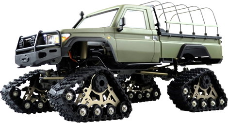 Amewi AMXRock RCX10PTS Scale Crawler Pick-Up mattgrün 1:10, RTR 1:10 Brushed RC modellautó Elektro C