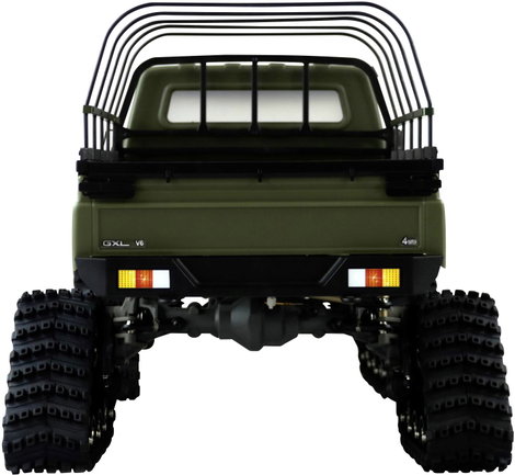 Amewi AMXRock RCX10PTS Scale Crawler Pick-Up mattgrün 1:10, RTR 1:10 Brushed RC modellautó Elektro C 3. kép