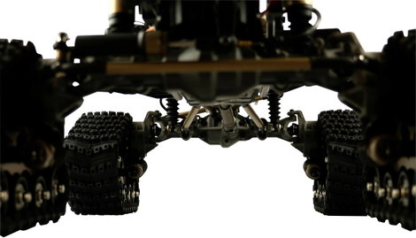 Amewi AMXRock RCX10PTS Scale Crawler Pick-Up mattgrün 1:10, RTR 1:10 Brushed RC modellautó Elektro C 8. kép