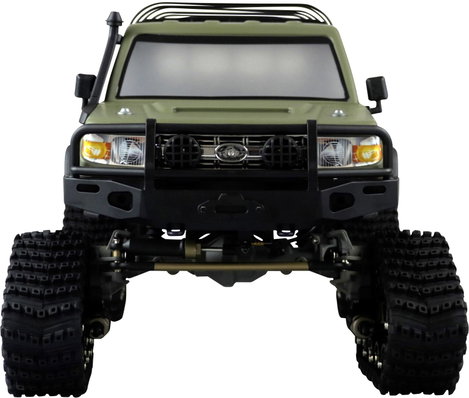 Amewi AMXRock RCX10PTS Scale Crawler Pick-Up mattgrün 1:10, RTR 1:10 Brushed RC modellautó Elektro C 9. kép