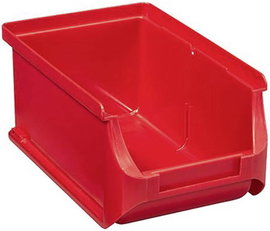 Allit 456205 Nyitott tárolódobozok (Sz x Ma x Mé) 100 x 75 x 160 mm Piros 1 db