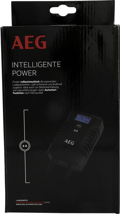 AEG LD6 10617 Autós töltőkészülék 6 V, 12 V 3 A 6 A 35. kép