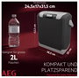 AEG KK 14 Hűtő- és fűtő láda Termoelektromos 12 V/DC Szürke 14 l 19 ° C-kal a környezeti hőmérséklet 4. bélyegkép