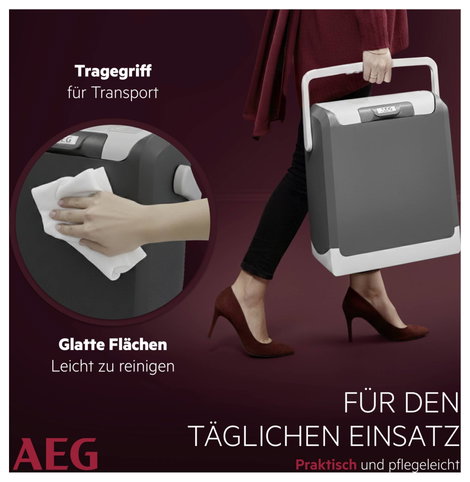 AEG KK 14 Hűtő- és fűtő láda Termoelektromos 12 V/DC Szürke 14 l 19 ° C-kal a környezeti hőmérséklet 8. kép