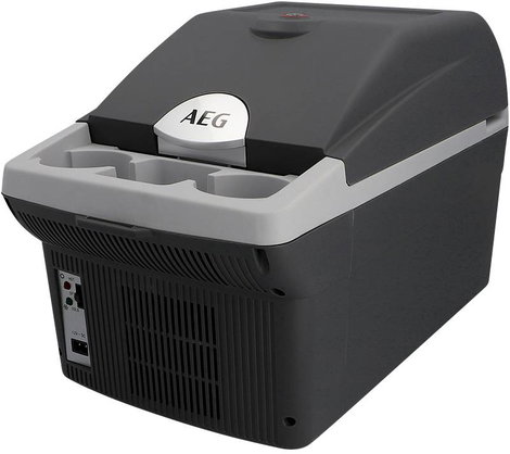 Autós hűtőláda, melegítő láda AEG Bordbar BK16 12 V/DC Szürke 16 l