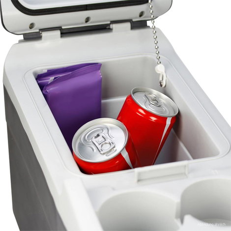 Autós hűtőláda, melegítő láda AEG Bordbar BK16 12 V/DC Szürke 16 l 3. kép