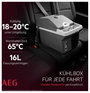 Autós hűtőláda, melegítő láda AEG Bordbar BK16 12 V/DC Szürke 16 l 4. bélyegkép