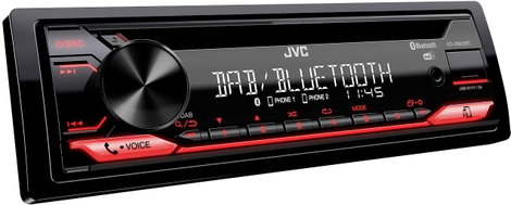 JVC KDDB622BT Autórádió Kormány távirányító csatlakozó, Bluetooth kihangosító, DAB + tuner 3. kép