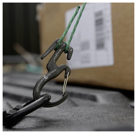 NITE Ize NI-C9S-02-01 Karabíner Figure9 Small 69 mm x 34 mm x 8 mm 1 db 10. kép