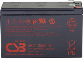 CSB Battery UPS 12580 high-rate Ólomakku 12 V 9.4 Ah Ólom-vlies (AGM) (Sz x Ma x Mé) 151 x 99 x 65 m