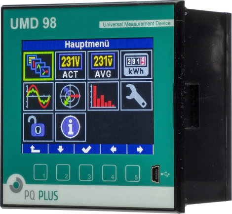 PQ Plus UMD 98RCM Digitális beépíthető mérőműszer