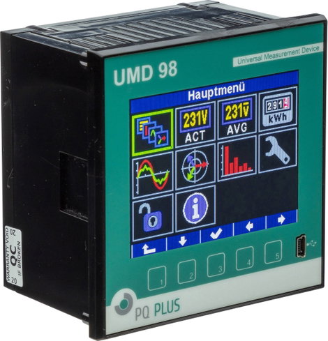 PQ Plus UMD 98RCM Digitális beépíthető mérőműszer 2. kép