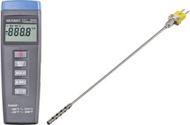 VOLTCRAFT K101 + TP 201 Hőmérséklet mérőműszer Érzékelő típus K