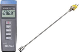 VOLTCRAFT K101 + TP 205 Hőmérséklet mérőműszer Érzékelő típus K