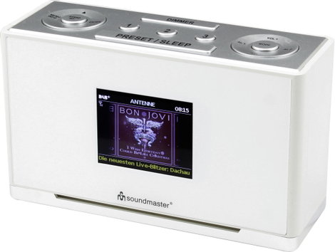 soundmaster UR240WE Asztali rádió DAB+, URH AUX Fehér