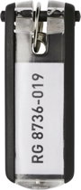 Durable Kulcstartó 195701 Key Clip - 1957 Fekete 6 db bélyegkép