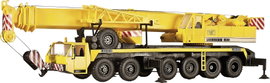 Kibri 13012 H0 Építkezésnél használt jármű modell Liebherr 1120-as teleszkópos daru rúdtartóval