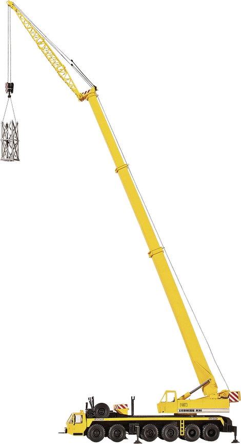 Kibri 13012 H0 Építkezésnél használt jármű modell Liebherr 1120-as teleszkópos daru rúdtartóval 2. kép