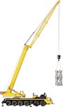 Kibri 13012 H0 Építkezésnél használt jármű modell Liebherr 1120-as teleszkópos daru rúdtartóval 3. bélyegkép