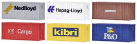 Kibri 10924 H0 20 konténer 1 db