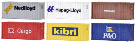 Kibri 10924 H0 20 konténer 1 db