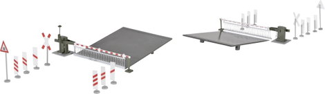Viessmann Modelltechnik 5107 H0 Vasúti átjáró Kész modell 3. kép