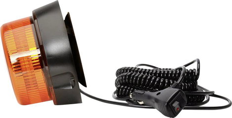 WAS Körkörös lámpa W112 852.2 12 V, 24 V Fedélzeti hálózatról Tapadókorongos talp, Csavaros szerelés 4. kép
