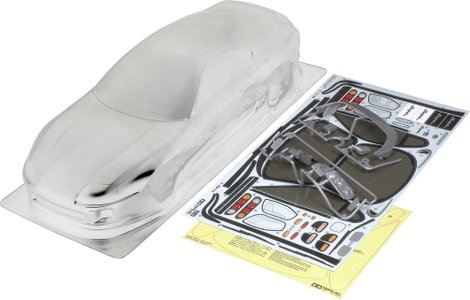 Tamiya 51291 1:10 Karosszéria Toyota Supra Street 190 mm Lakkozatlan, nem kivágott 2. kép