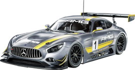 Tamiya 51590 1:10 Karosszéria Mercedes-AMG GT3 190 mm Lakkozatlan, nem kivágott