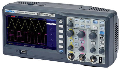 Metrix DOX2025B Digitális oszcilloszkóp 20 MHz 2 csatornás 50 GSa/mp 32 kpts 8 bit Digitális memória 2. kép