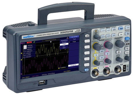 Metrix DOX2025B Digitális oszcilloszkóp 20 MHz 2 csatornás 50 GSa/mp 32 kpts 8 bit Digitális memória 3. kép